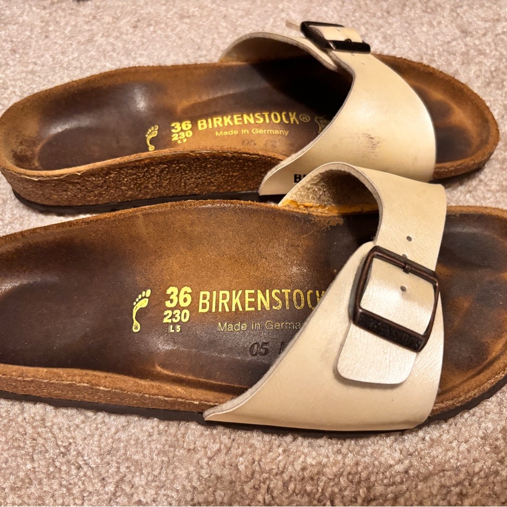 Birkenstock Tan Sandals with Buckle